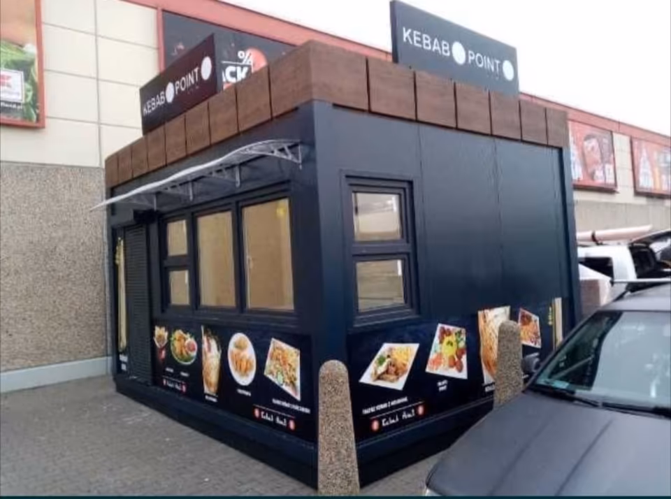 Imbiss kebab 6x3 m, inkl., Lieferung - Gastronomiepavillon – Bild 3
